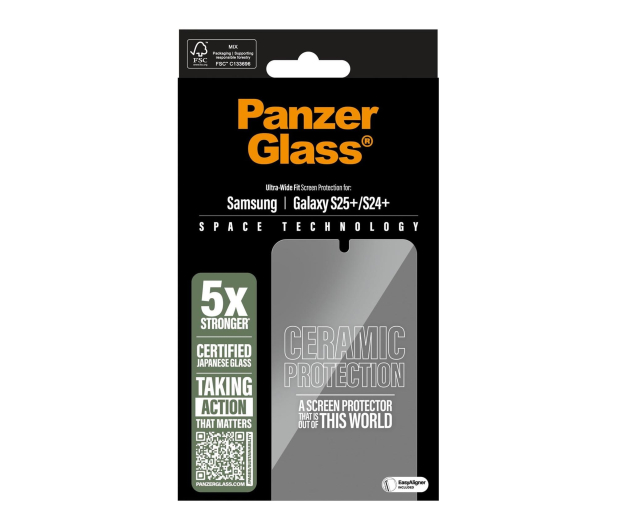 PanzerGlass Ultra-Wide Fit do Samsung Galaxy S25+ ceramic - 1538881 - zdjęcie 4